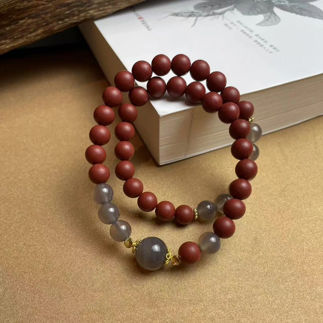 【花蕊夫人】0.8MM手串设计款合香珠天然香材