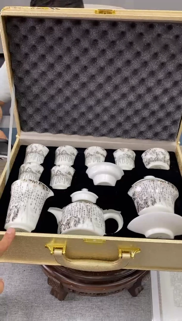 摆件d729景德镇瓷器一套