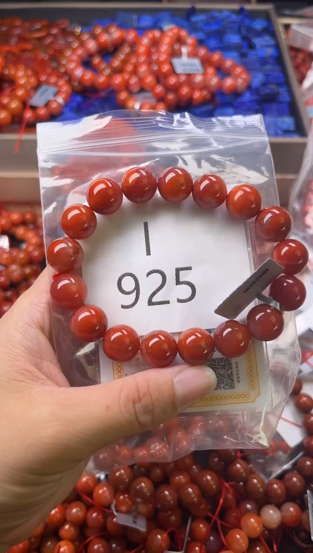 未镶嵌南红玛瑙珠宝奇石I925-12