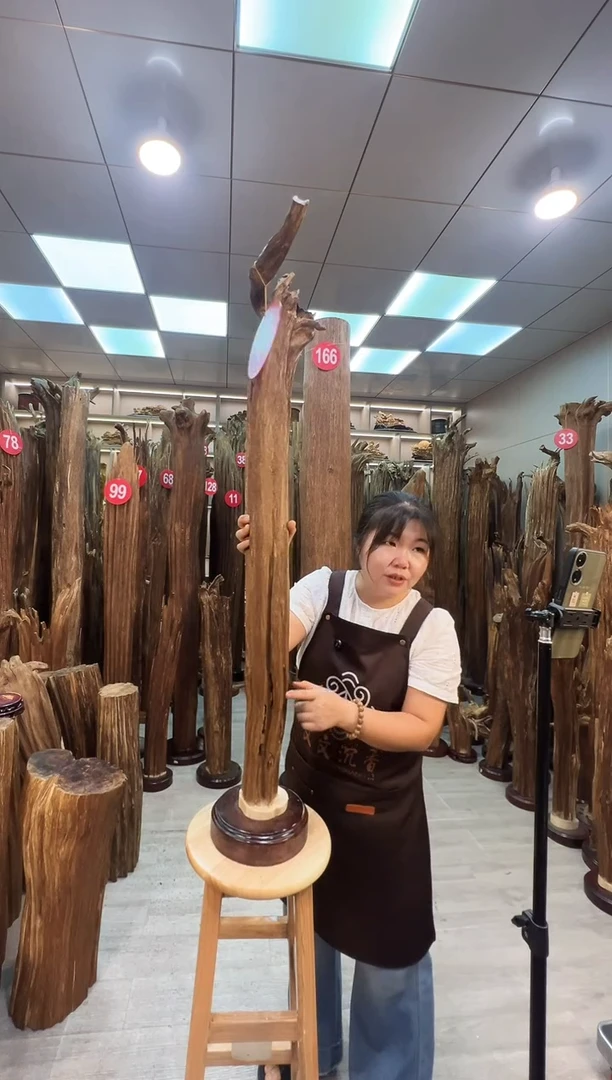 沉香碎屑沉香沉香原料摆件工艺品一百元以上带底座