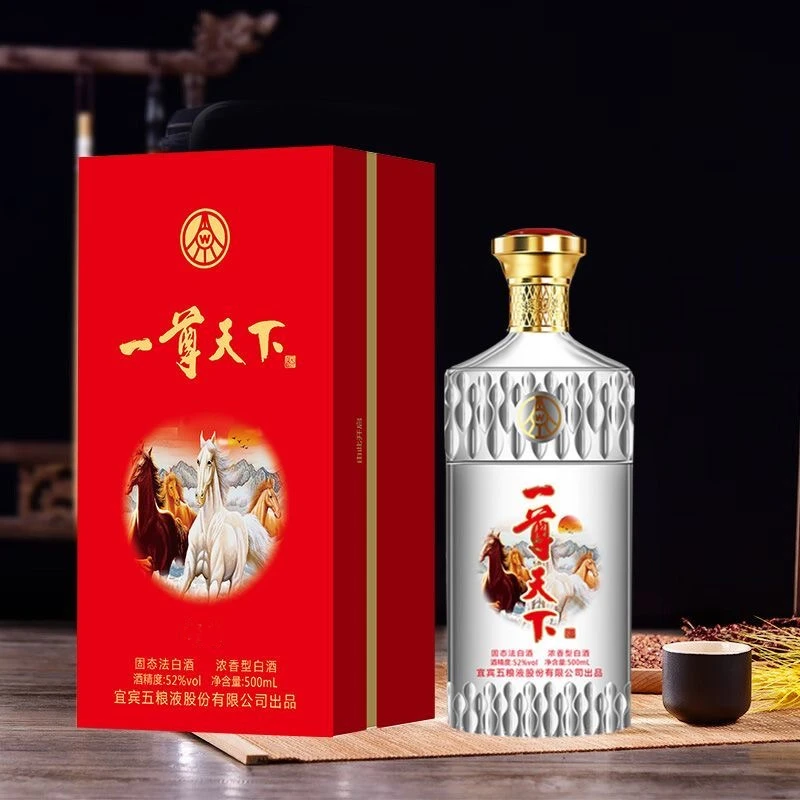 一尊天下五粮液股份有限公司出品 浓香型白酒500ml*1瓶52度