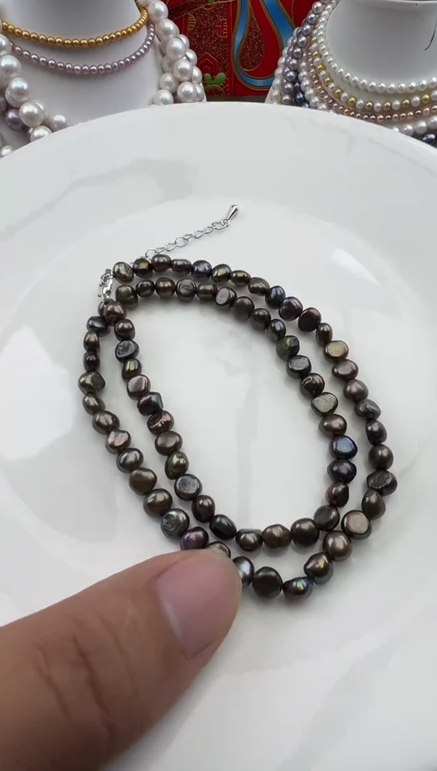 淡水珍珠未镶嵌颈饰1