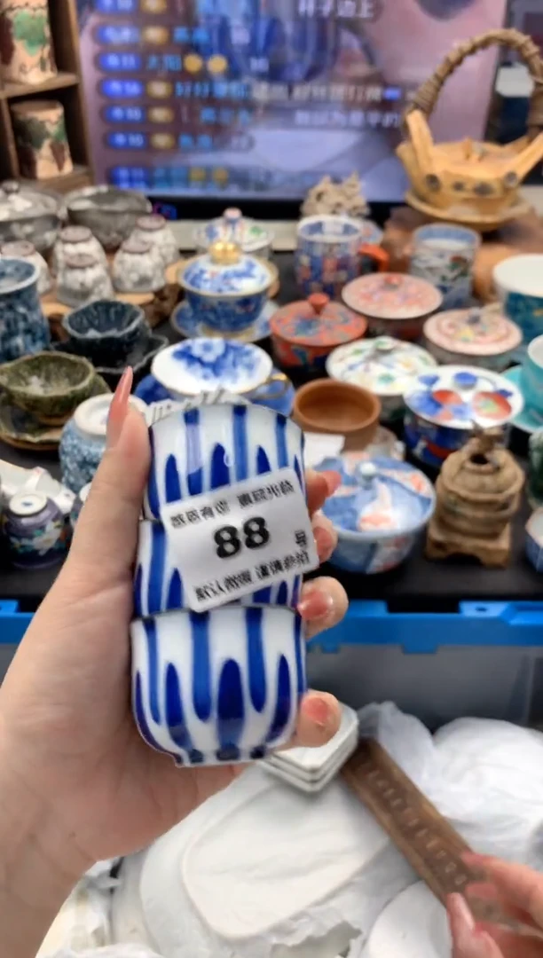 瓷片88号九姑娘工艺品瓷器