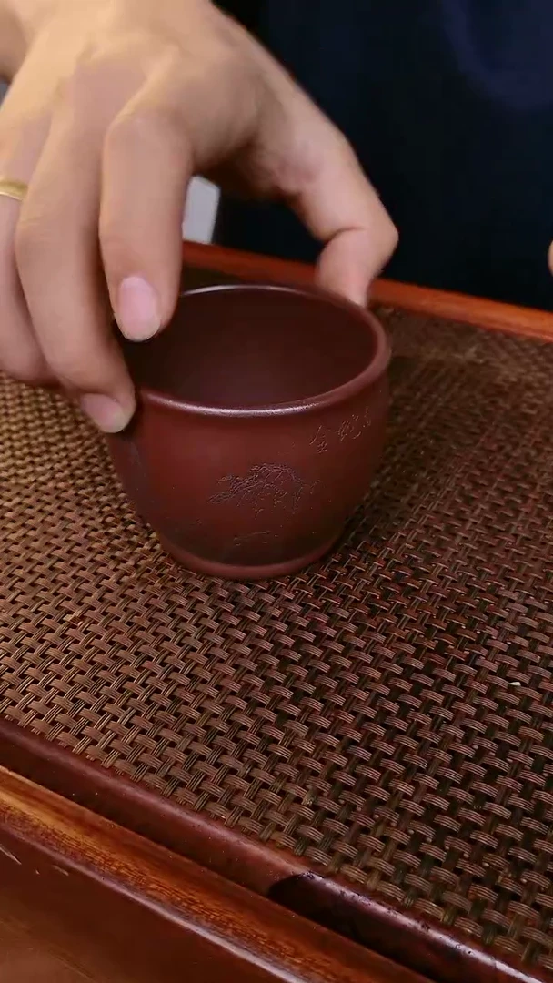 茶杯紫砂宜兴高端紫砂杯