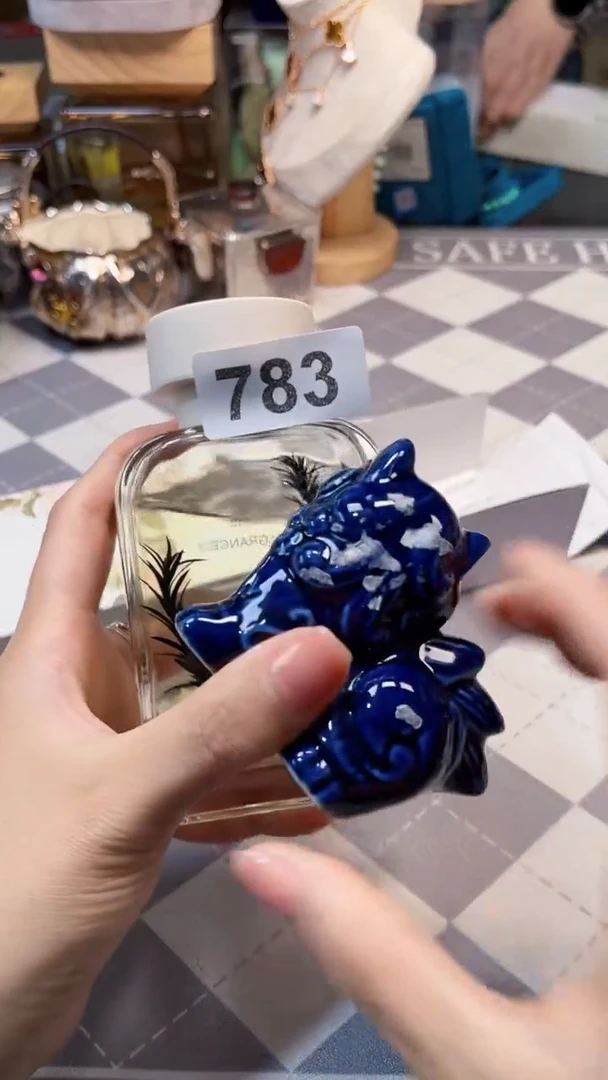 瓷片陶茶666文玩周边多人栀子