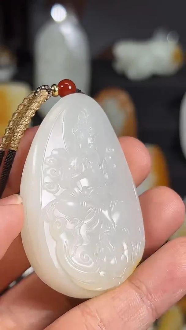 和田玉未镶嵌挂件其他