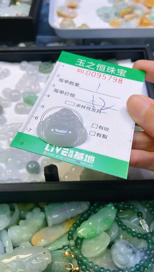 翡翠未镶嵌颈饰闪购0095798