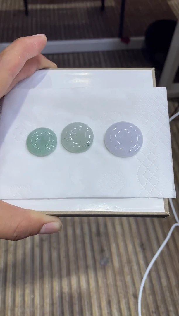 翡翠裸石翡翠平安扣 多样性发1