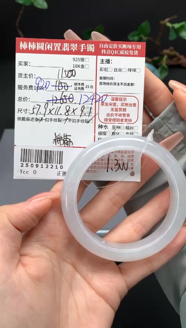 未镶嵌手镯翡翠姐姐250912210