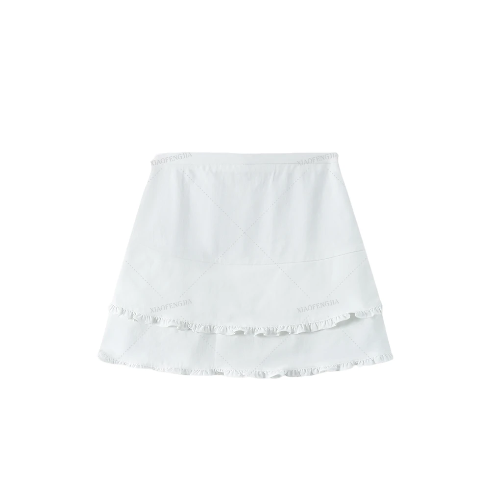 夏季新款短裙高腰夏季显瘦百搭 H0282