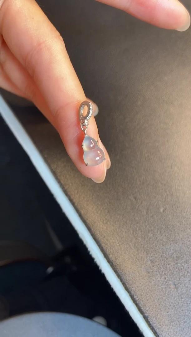 吊坠(不含链)银S925镶嵌翡翠1