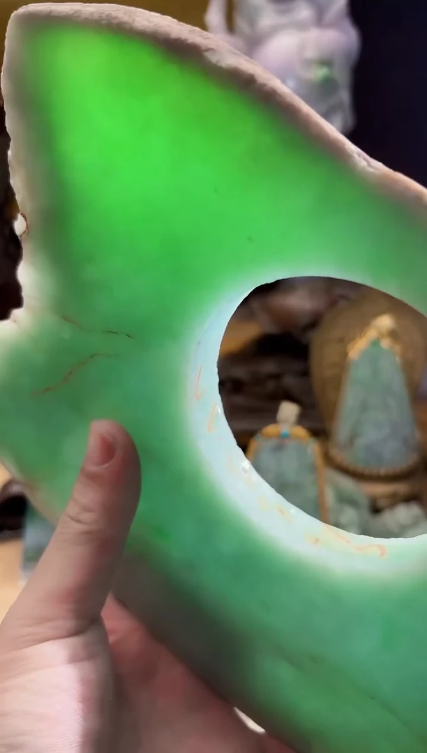 未镶嵌挂件翡翠A货张麦7654