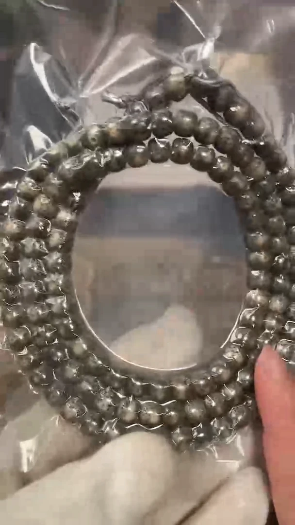 手串星月菩提石玉料满绿108星月菩提长串