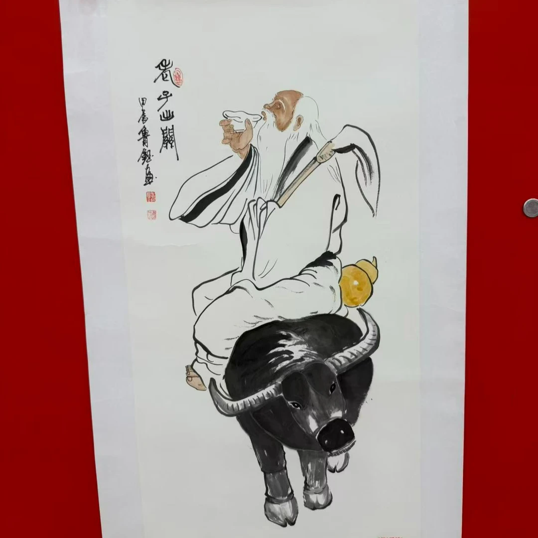 橱窗展示/文峰美术/鲁钰原名王奉超/宣纸国画/带证书