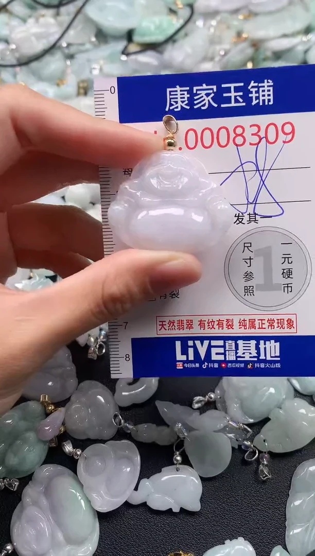 吊坠(不含链)未镶嵌翡翠8309