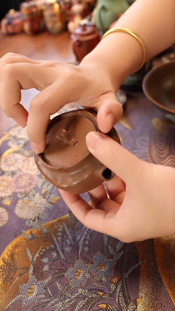 茶壶紫砂段泥汉瓦