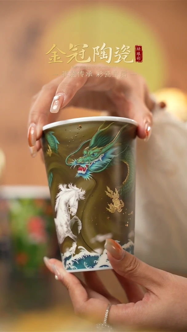 陶瓷青霄白虹· 【可乐杯】