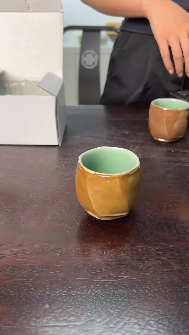 龙泉云间青瓷小米茶器   单个