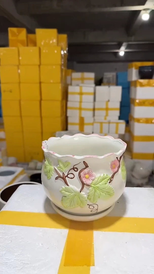 高温陶瓷花盆+Q101