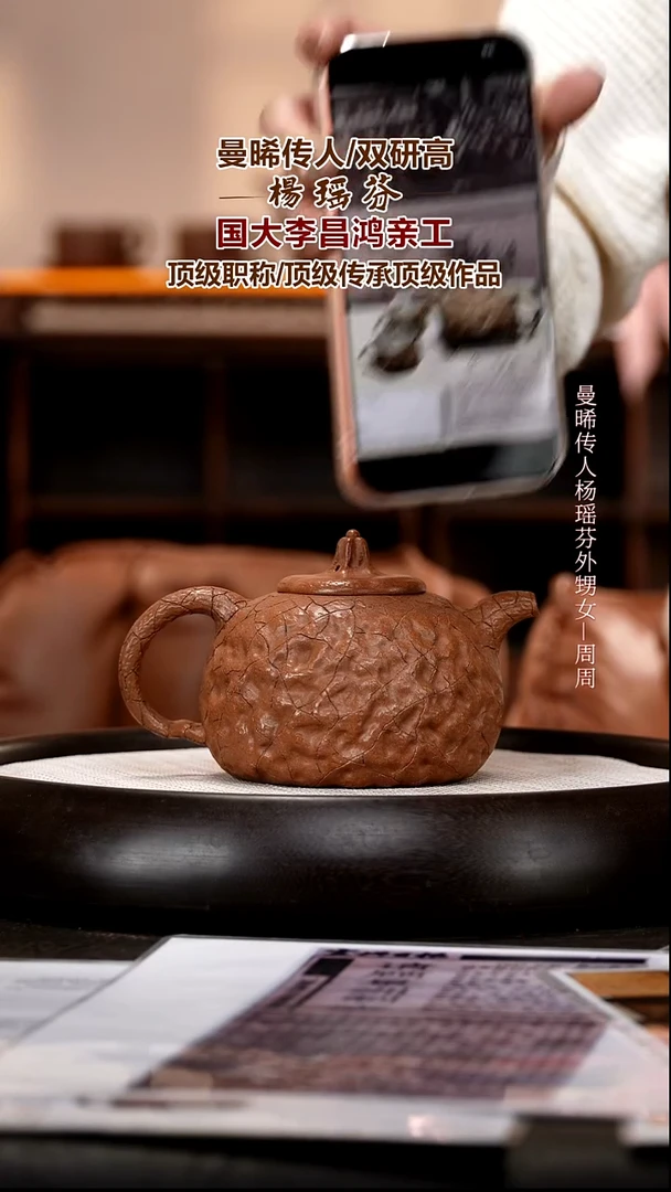 茶壶紫砂YYF49 供春  段泥    450cc