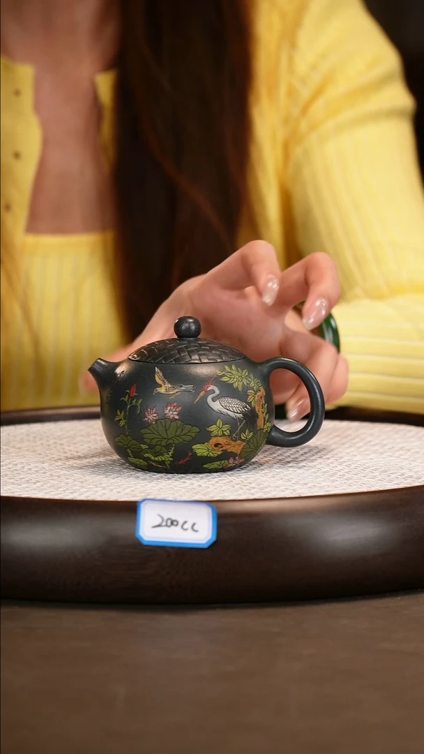 茶壶紫砂【顾海荣】绿泥西施