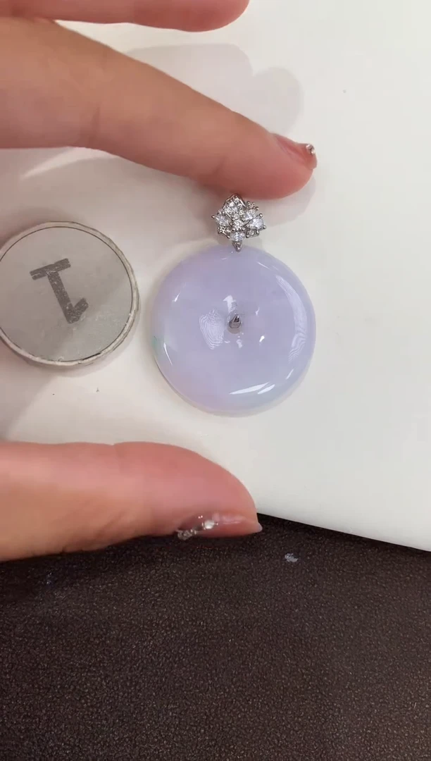 颈饰银S925镶嵌翡翠天然缅甸a货翡翠(多样性发其一)