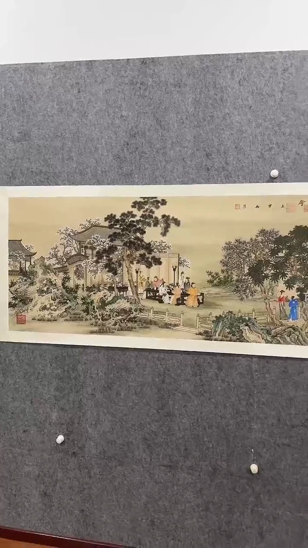 【闪购商品】国画76 雨荷 山水 12平尺 