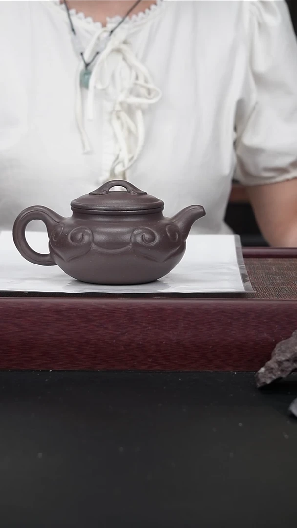 茶壶紫砂xll战旗天青如意仿古260CC