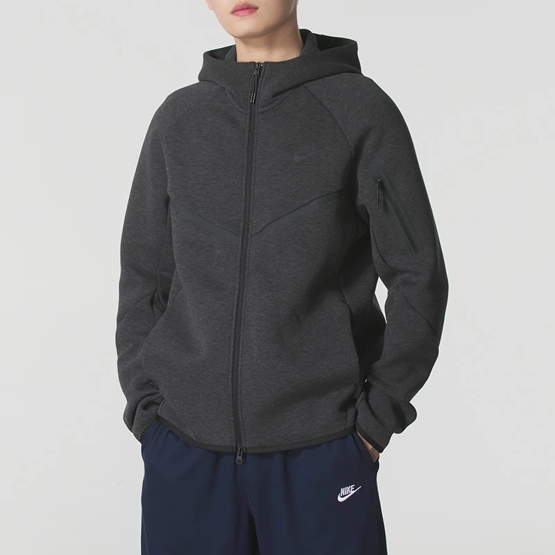 NIKE耐克外套男装2025新款运动服休闲针织连帽宽松夹克上衣HV0950