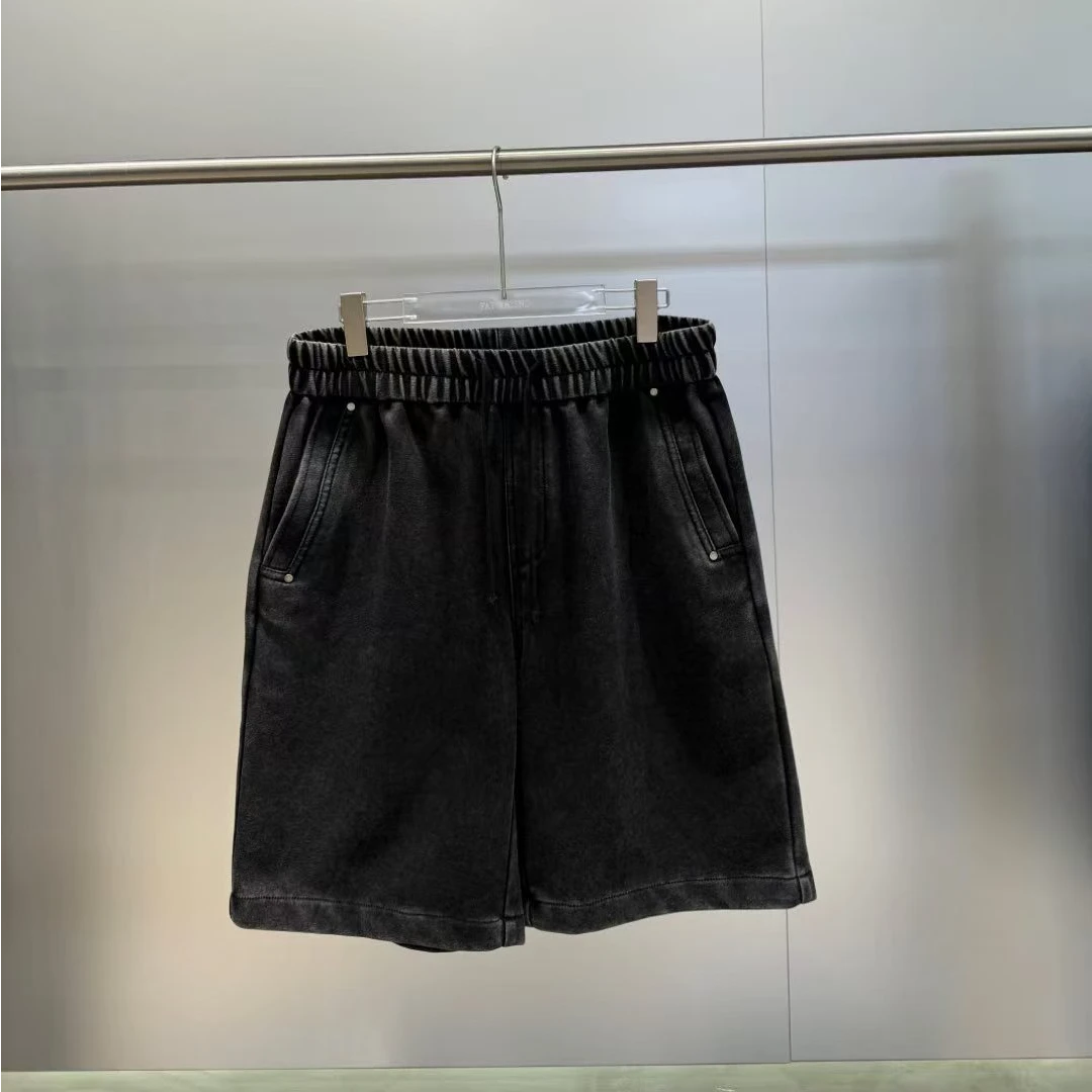 【胖友大码300斤】9581夏季大码男装百搭微胖潮牌五分宽松短裤