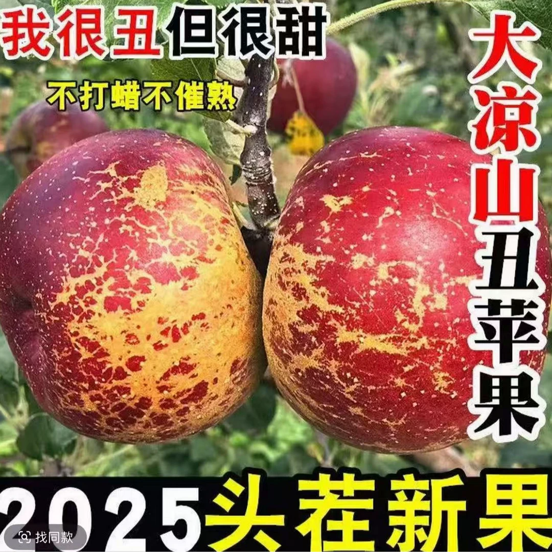 【四川凉山丑苹果】冰糖心丑苹果新鲜脆甜多汁