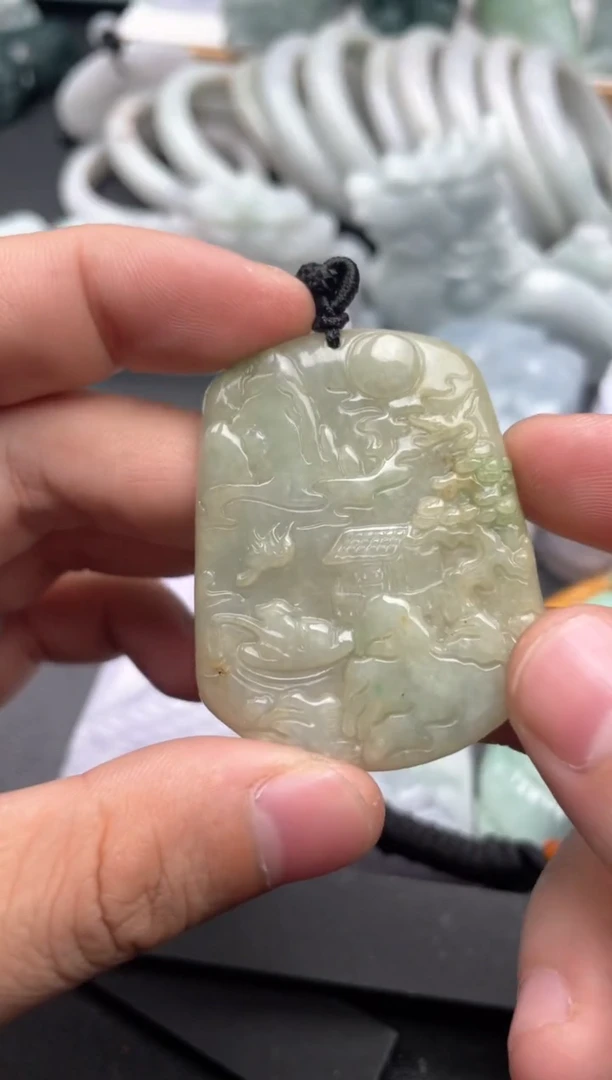 吊坠(不含链)未镶嵌翡翠1