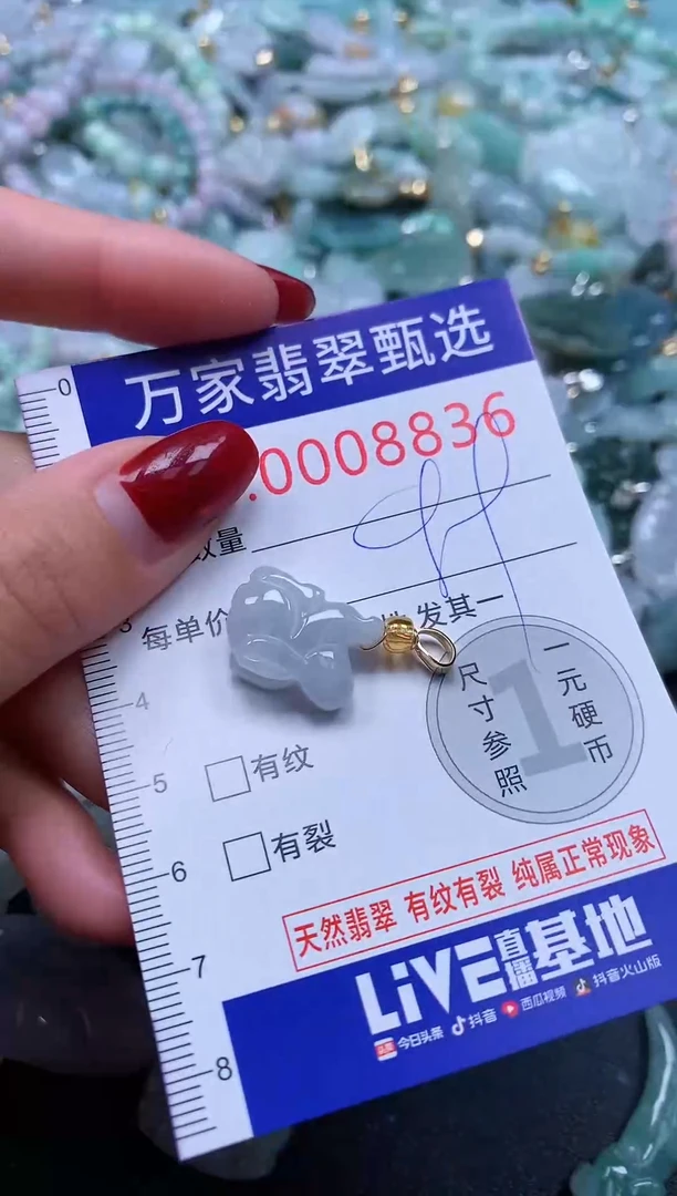 颈饰未镶嵌翡翠8836