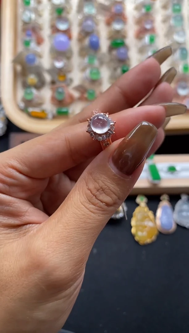 未镶嵌戒指翡翠缅甸天然a货翡翠