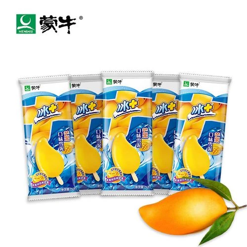 【10支】蒙牛冰+芒果口味雪泥75g