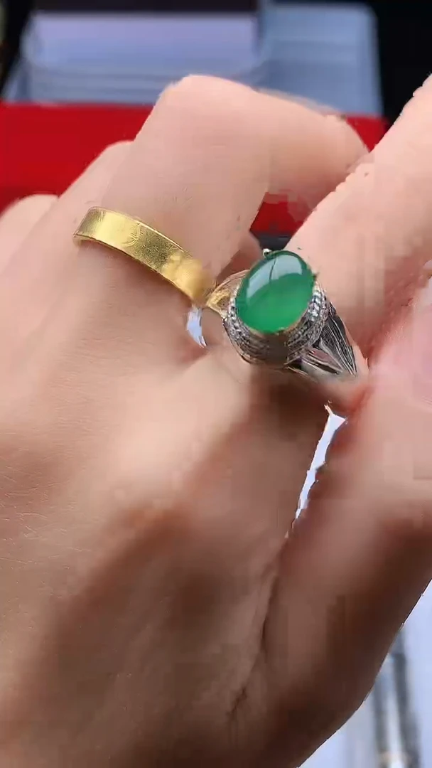 散珠翡翠缅甸A货+证书