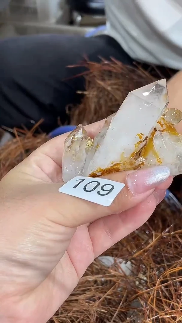 未镶嵌珠宝半成品水晶晶簇-109