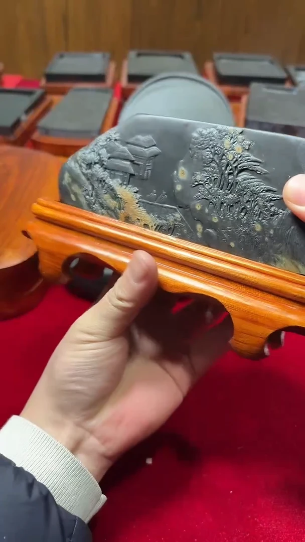 汪德钦歙砚 老坑 一方