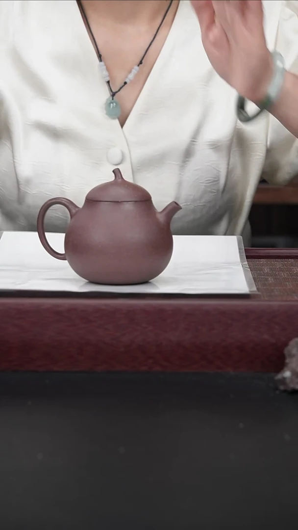 茶壶紫砂yz桃花泥 茄瓜