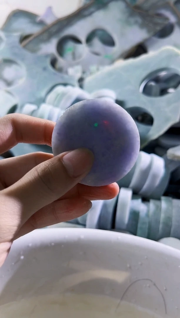 翡翠裸石缅甸翡翠A货陈2047