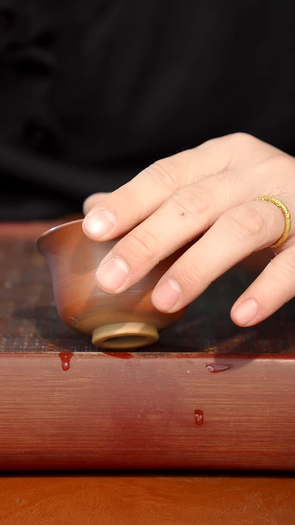 陶瓷奢瓷/瑞寅柴烧茶器（杯子）8微瑕