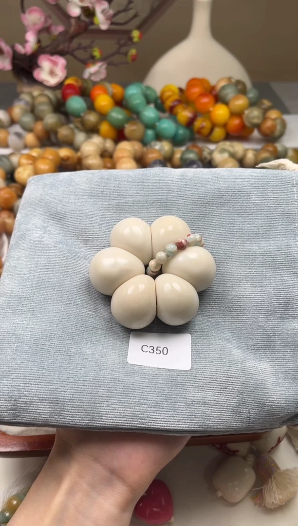 菩提根/象牙果手串通货WC350蒜瓣手捻25+mm一串