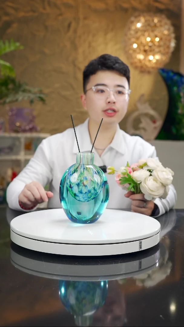 手工艺品琉璃莫奈花园香薰瓶