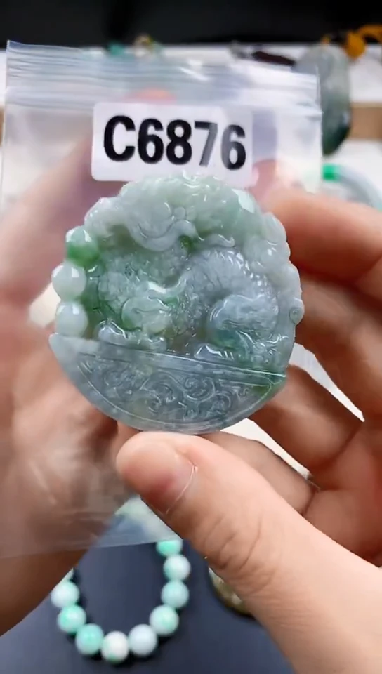 颈饰未镶嵌翡翠天然翡翠吊坠挂件