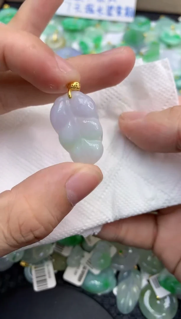 颈饰未镶嵌翡翠天然缅甸A货翡翠