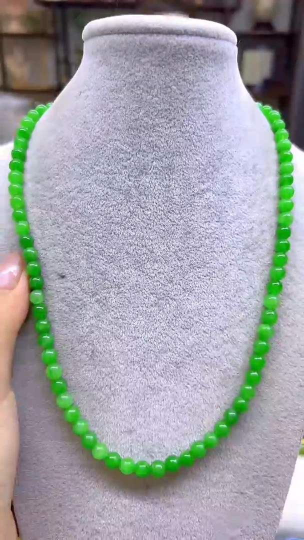 翡翠未镶嵌颈饰DIY款X607