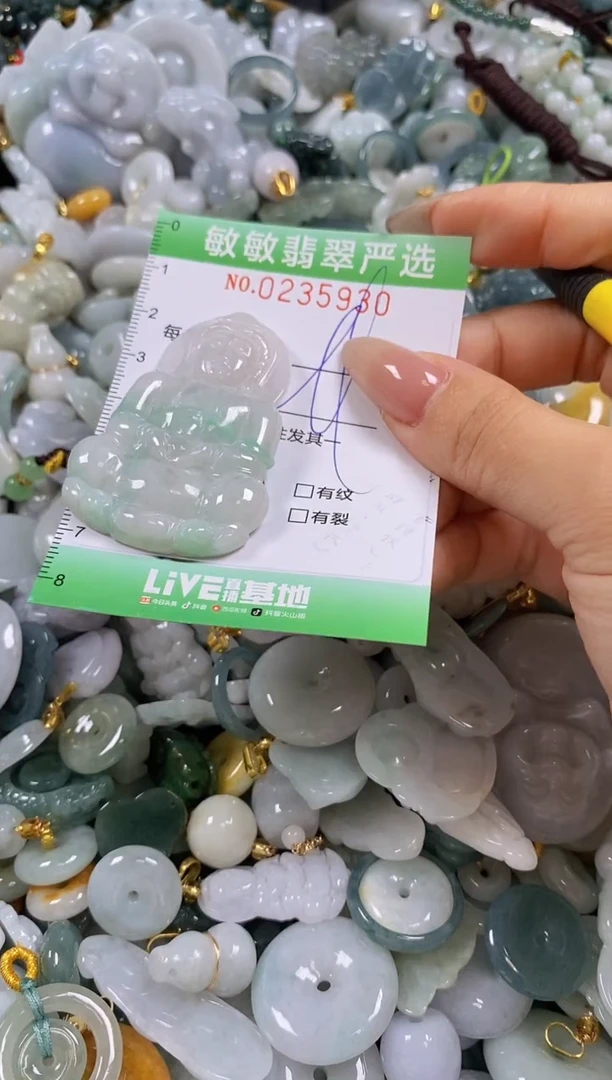 翡翠未镶嵌颈饰闪购0235930