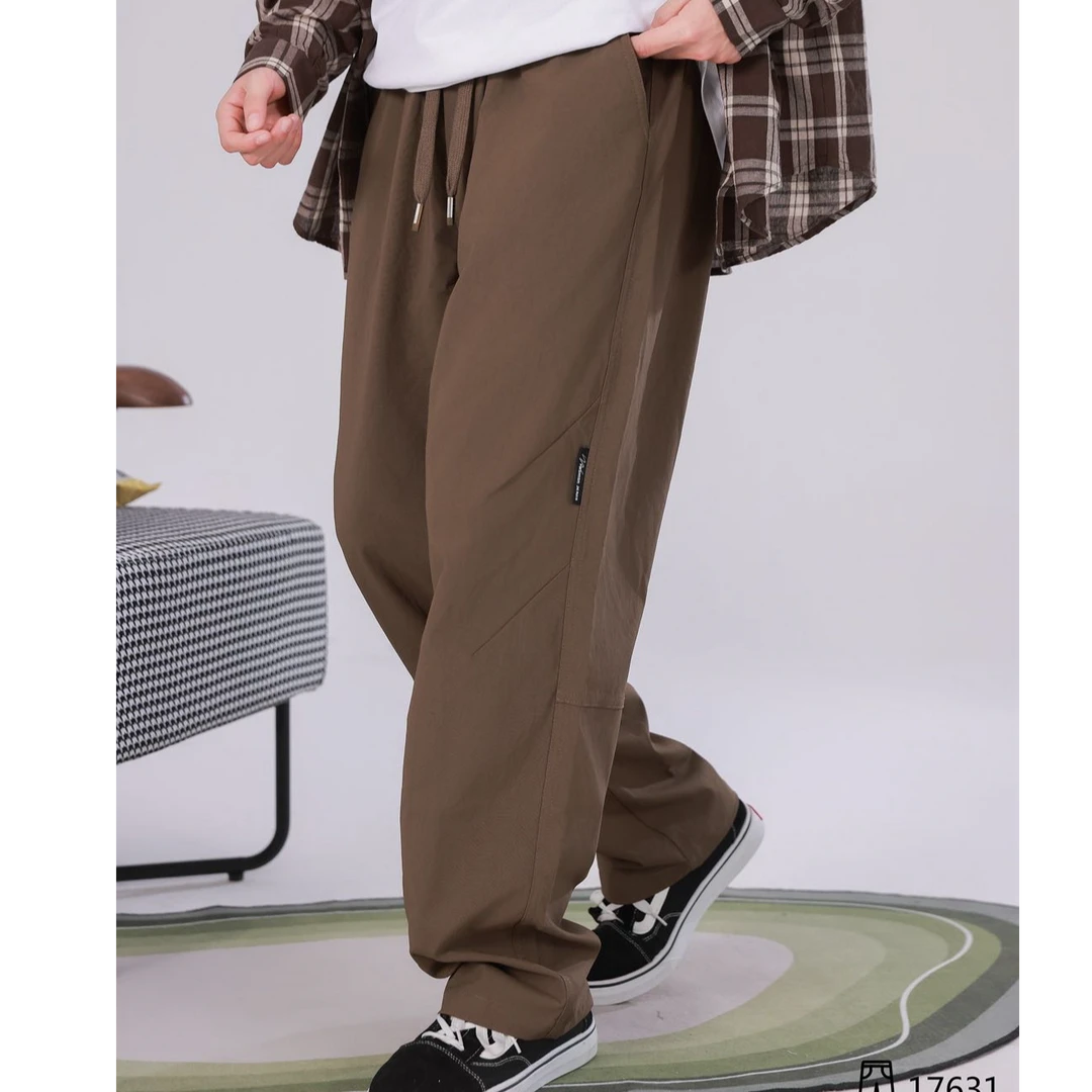 17631高端专享2025老林家天花板春款裤子卡其