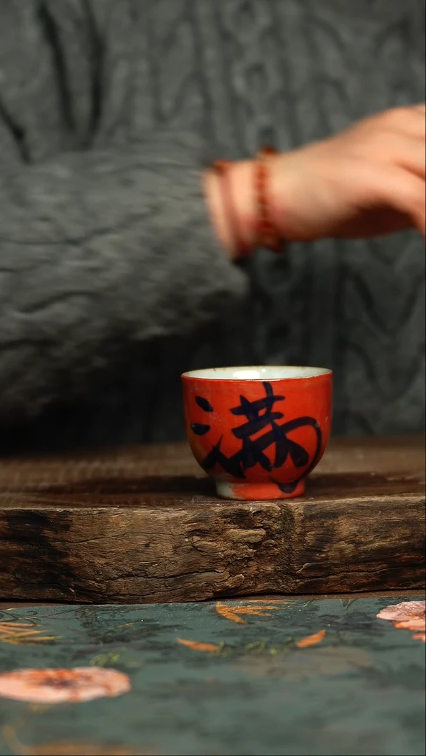 【闪购商品】杯杯手工手绘同款陶器