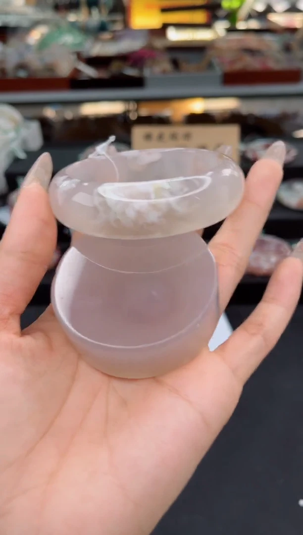 【闪购商品】石英质玉手镯未镶嵌55圈口（不退不换）1567189